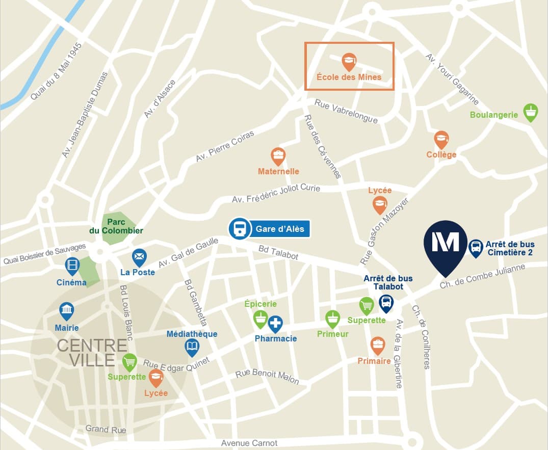 Ales — Située à quelques minutes à pied de l’École des Mines d’Alès, cette nouvelle résidence propose un en... — Miniature 7