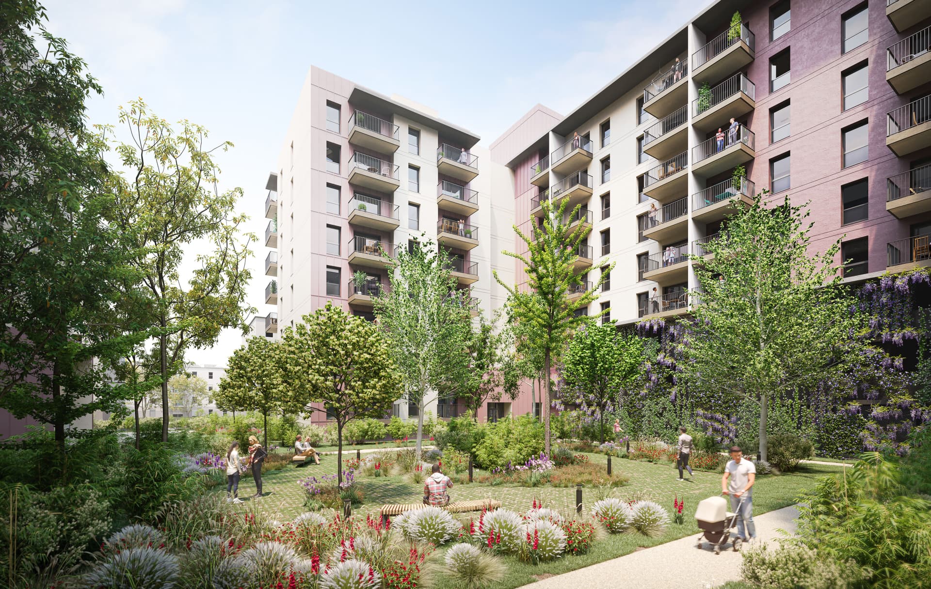 Clermont Ferrand — Au sein du quartier République, une nouvelle résidence propose une sélection d’appartements conçus p... — Miniature 2