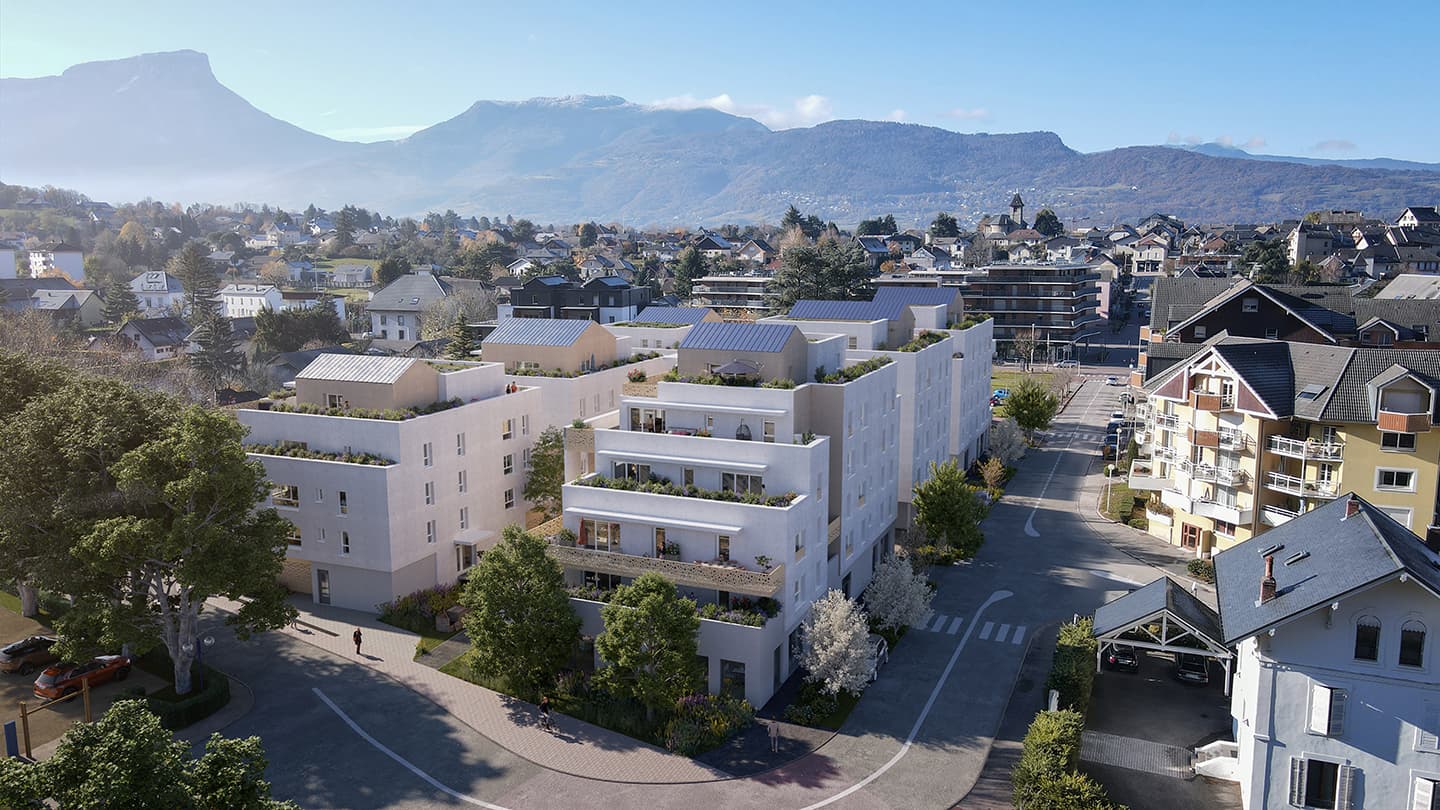 Challes-les-Eaux — Au cœur de Challes-les-Eaux, un nouveau projet résidentiel propose un cadre de vie moderne et apaisa... — Miniature 4