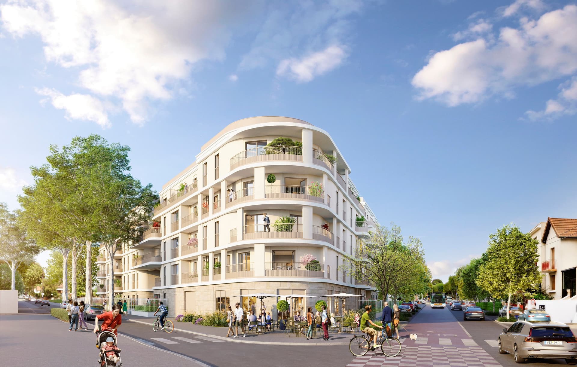 L Haÿ les Roses — Située à L’Haÿ-les-Roses, cette nouvelle résidence présente une architecture élégante et contemporai... — Photo 1