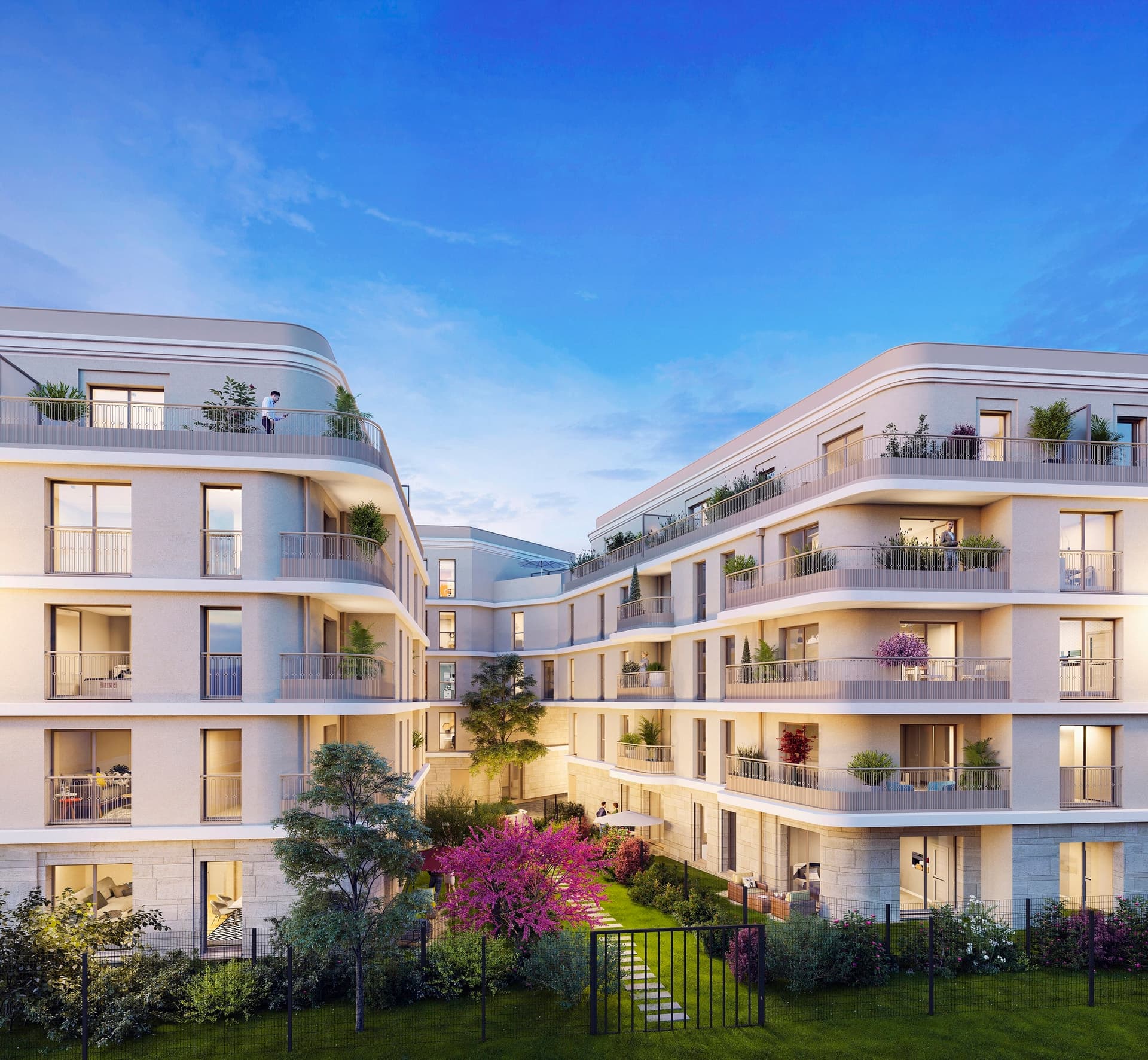 L Haÿ les Roses — Située à L’Haÿ-les-Roses, cette nouvelle résidence présente une architecture élégante et contemporai... — Miniature 5