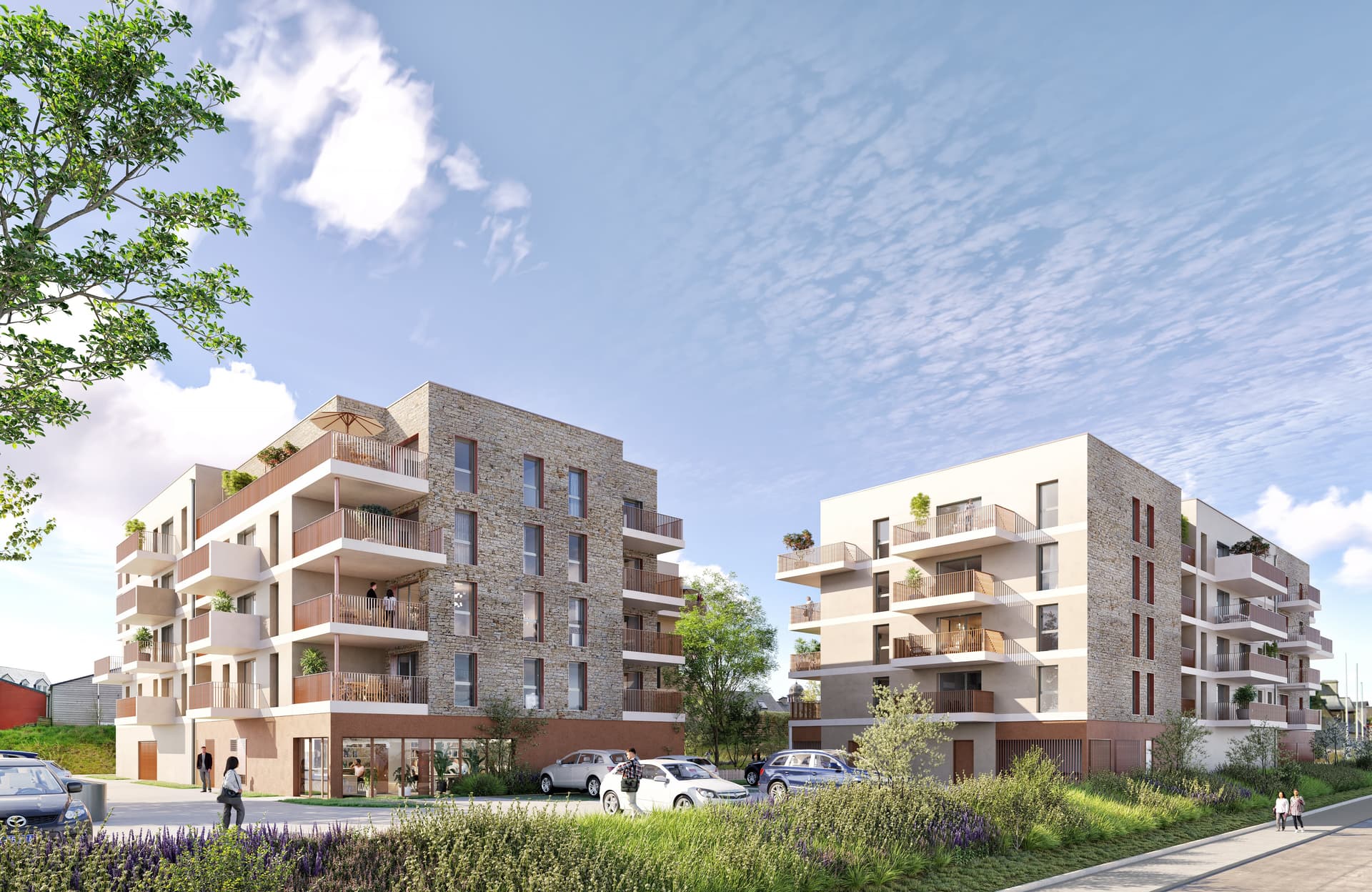 Crozon — Située à la pointe de la Bretagne, dans la Baie de Douarnenez à Crozon, cette nouvelle résidence bén... — Miniature 4