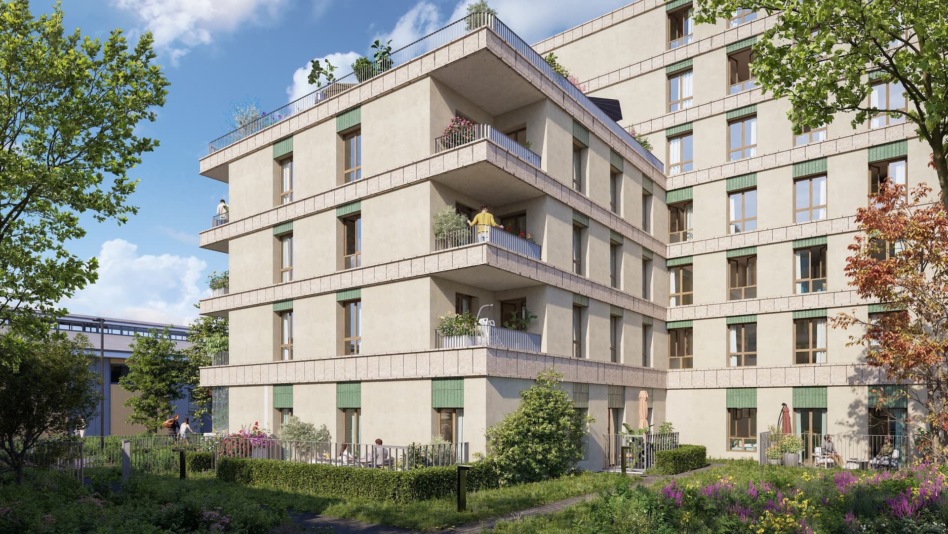 Aubervilliers — Située à Aubervilliers, à proximité immédiate du parc Eli Lotar, cette résidence propose une sélecti... — Miniature 3