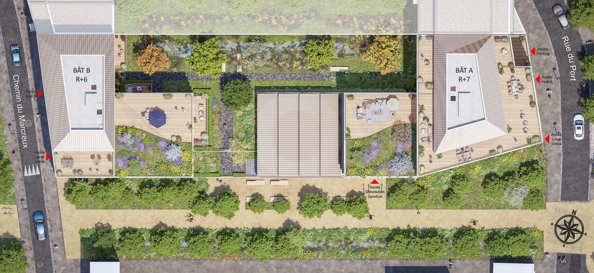 Aubervilliers — Située à Aubervilliers, à proximité immédiate du parc Eli Lotar, cette résidence propose une sélecti... — Miniature 6