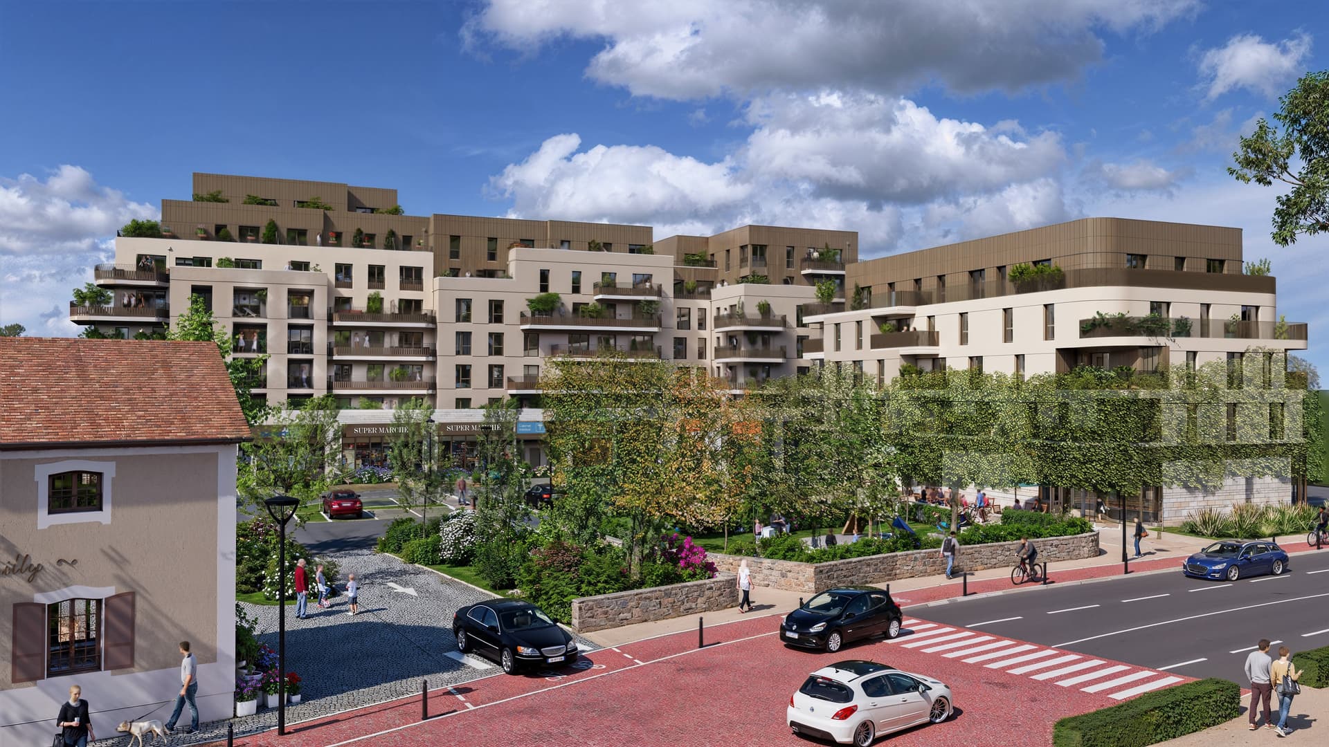 Chilly Mazarin — Située au cœur de Chilly-Mazarin, cette nouvelle résidence se distingue par une architecture contemp... — Miniature 4