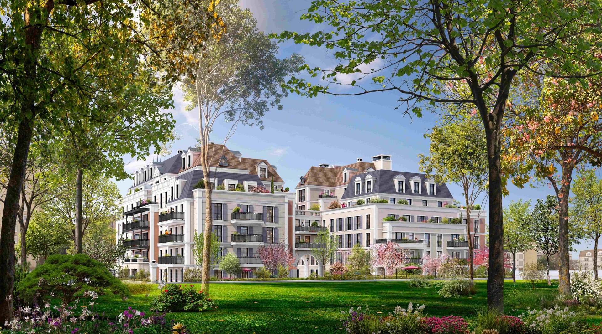 le-Blanc-Mesnil — Située au pied d’un vaste espace vert, cette nouvelle résidence propose 60 appartements déclinés du ... — Photo 1