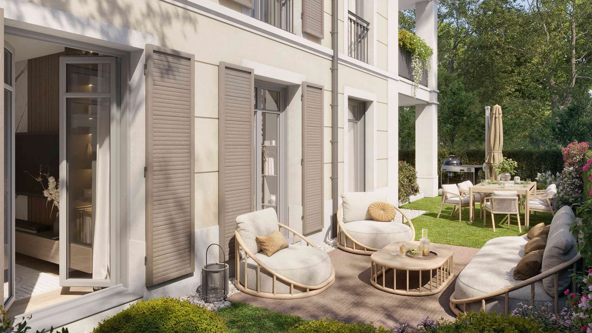 le-Blanc-Mesnil — Située au pied d’un vaste espace vert, cette nouvelle résidence propose 60 appartements déclinés du ... — Miniature 4