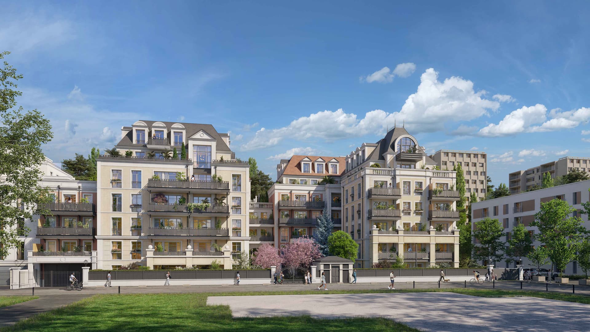 le-Blanc-Mesnil — Située au pied d’un vaste espace vert, cette nouvelle résidence propose 60 appartements déclinés du ... — Miniature 6