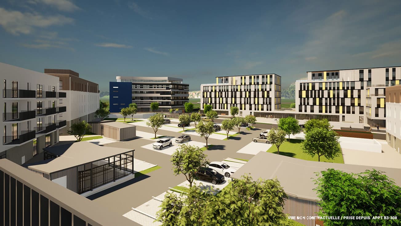 Bretteville-sur-Odon — Situé au cœur d’un quartier dynamique, cet ensemble architectural se compose de trois bâtiments rési... — Miniature 2