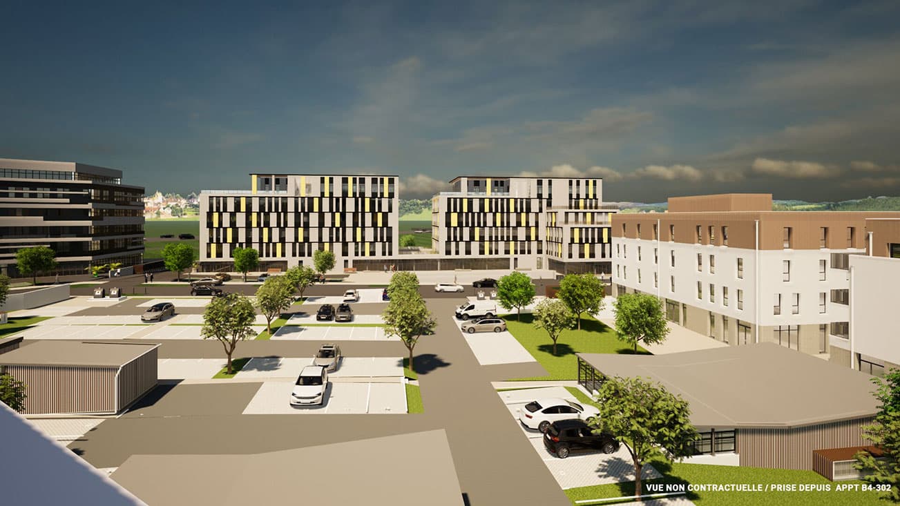 Bretteville-sur-Odon — Situé au cœur d’un quartier dynamique, cet ensemble architectural se compose de trois bâtiments rési... — Miniature 18