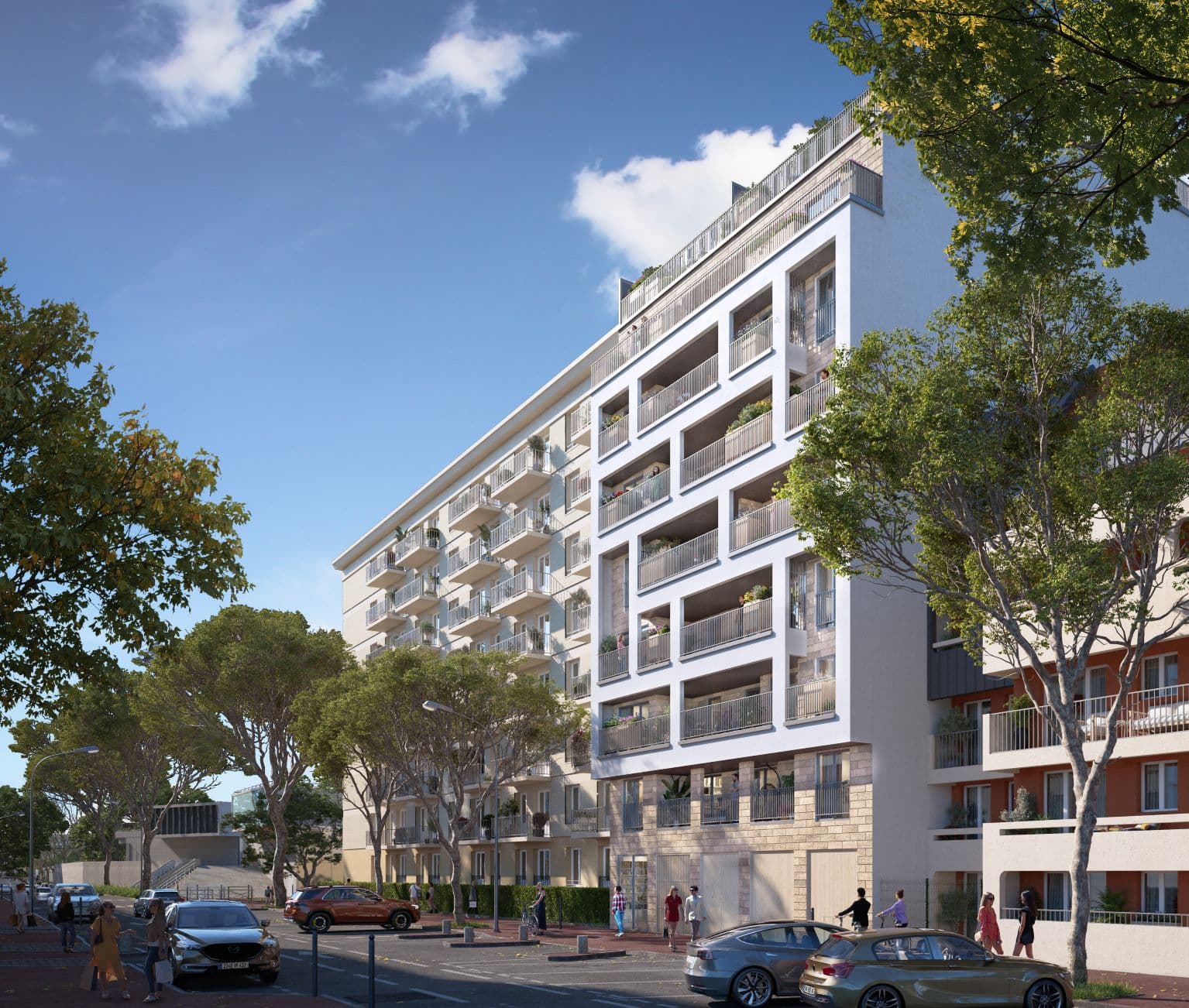 Issy-les-Moulineaux — Au cœur d’un environnement paisible et résidentiel, cette nouvelle résidence à taille humaine propos... — Miniature 3