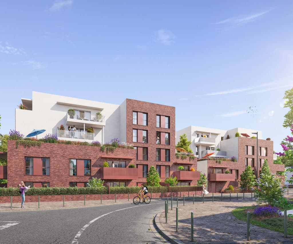 Colomiers — À proximité immédiate du centre-ville de Colomiers, ce projet résidentiel en cours de réalisation se... — Miniature 2