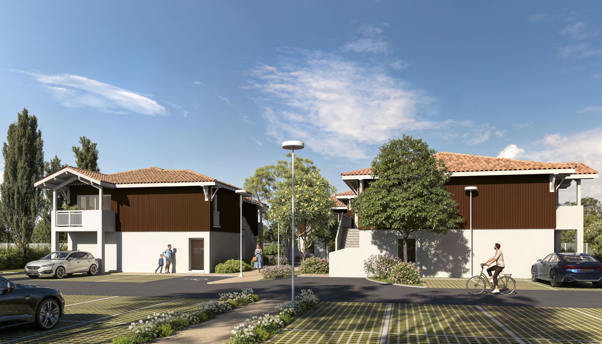 Biscarrosse — Située dans un environnement paisible, cette nouvelle résidence propose des appartements de type T3,... — Miniature 3