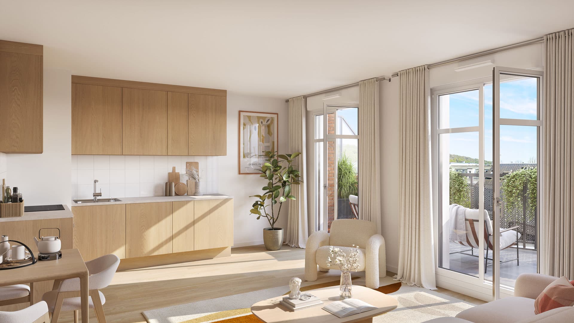 Orsay — Au cœur d’Orsay, une nouvelle résidence propose un cadre de vie privilégié associant praticité et dy... — Miniature 4