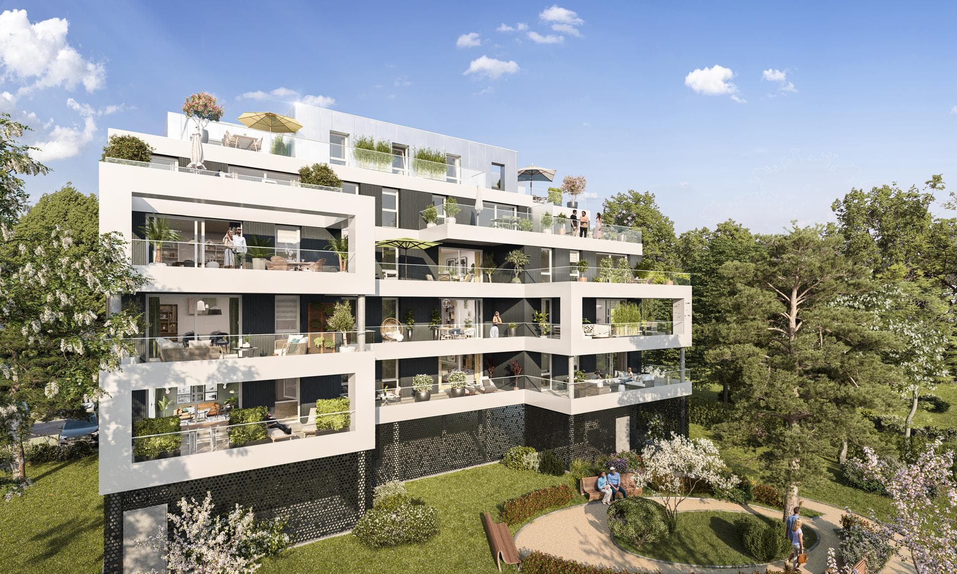 Arras — Au cœur d’un environnement verdoyant, cette résidence s’intègre avec élégance dans son quartier, con...