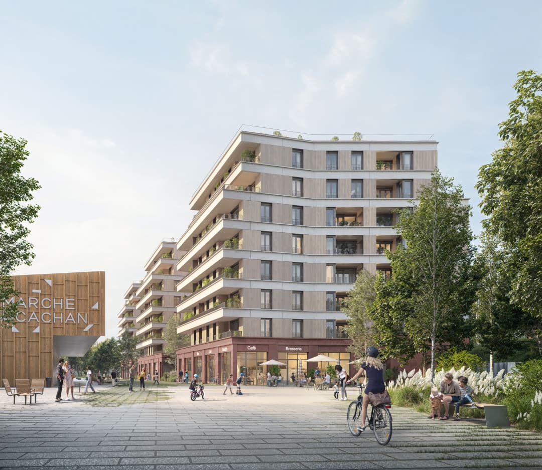 Cachan — Située au cœur d’un quartier dynamique de Cachan, cette résidence contemporaine bénéficie d’un empla... — Miniature 5