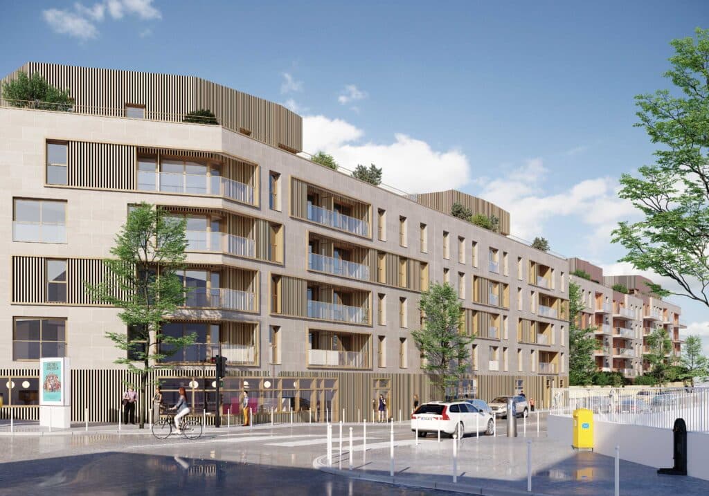 Aubervilliers — Située à Aubervilliers, à proximité immédiate de Paris, cette nouvelle résidence contemporaine prend... — Photo 1