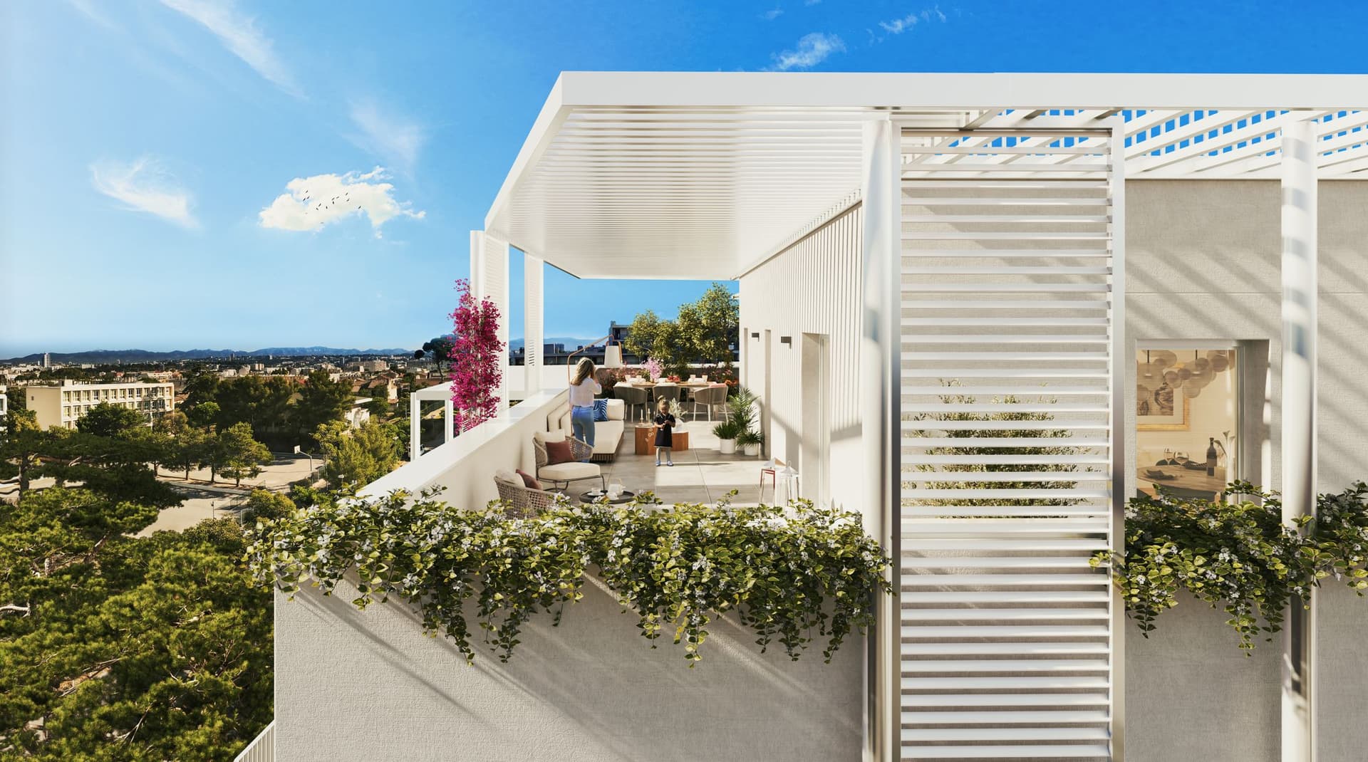 Marseille 9e — Idéalement situé entre le centre urbain et les calanques, ce nouvel ensemble résidentiel s’intègre a... — Photo 1