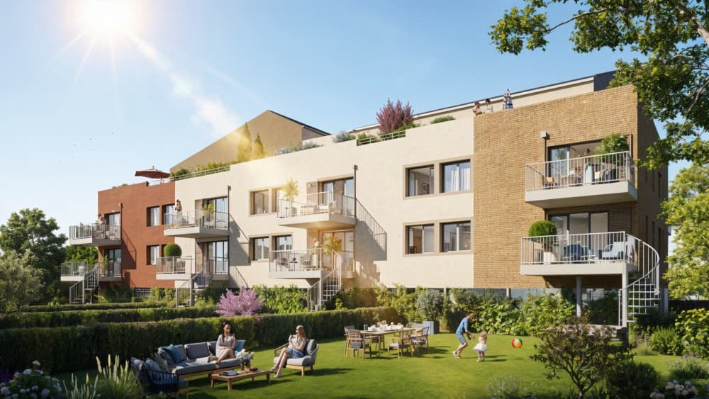 Orleans — Située au sud d’Orléans, cette nouvelle résidence prend place dans un environnement paisible et verd... — Miniature 3