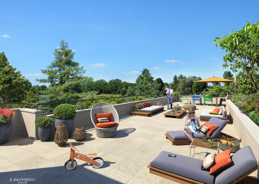 Orleans — Située au sud d’Orléans, cette nouvelle résidence prend place dans un environnement paisible et verd... — Miniature 4