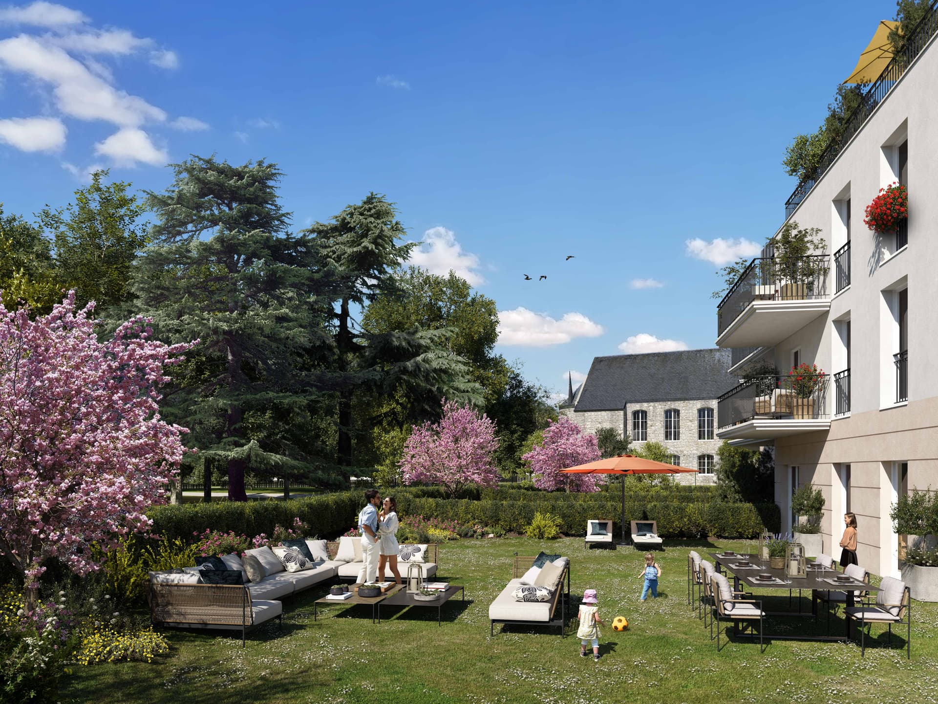 St Jean de la Ruelle — Située en plein cœur de la ville, cette nouvelle résidence s’intègre harmonieusement dans un environ... — Photo 1