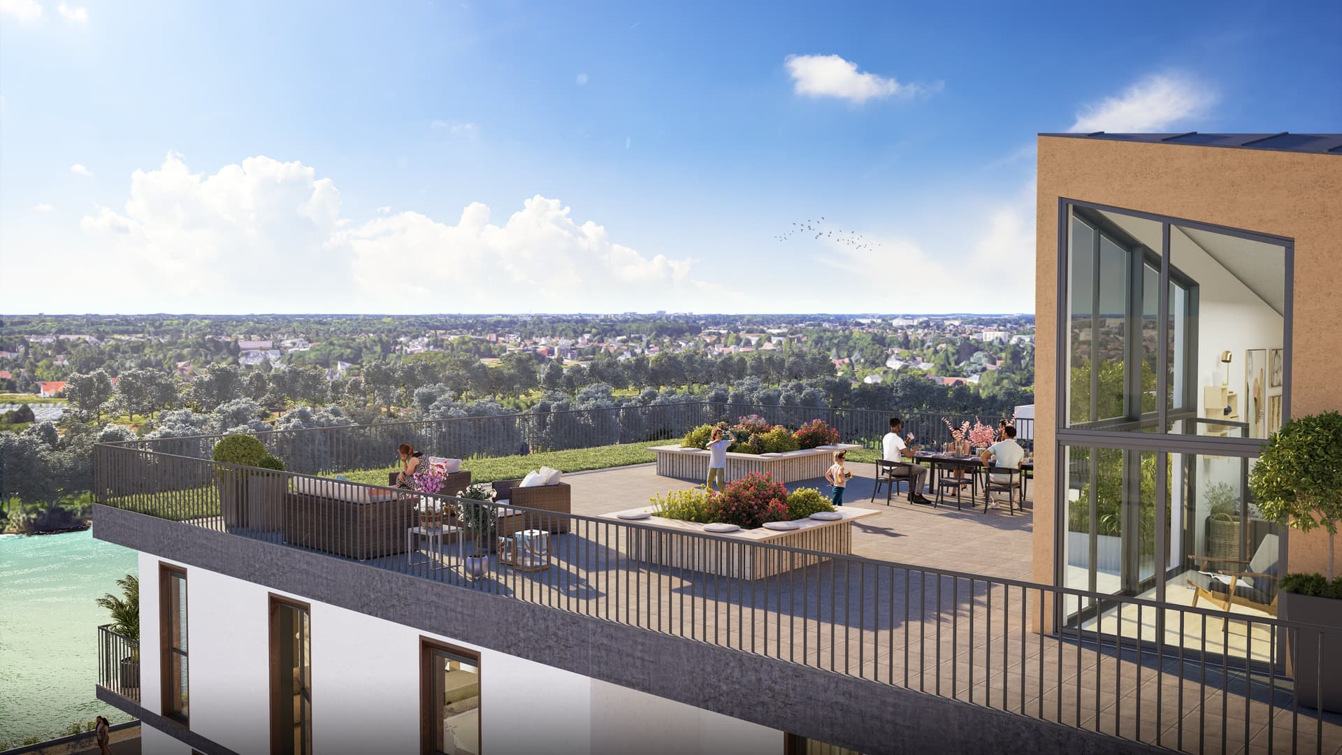 St Jean de la Ruelle — À proximité immédiate du centre d'Orléans, une nouvelle résidence propose des appartements de 3 à 5 ... — Miniature 7