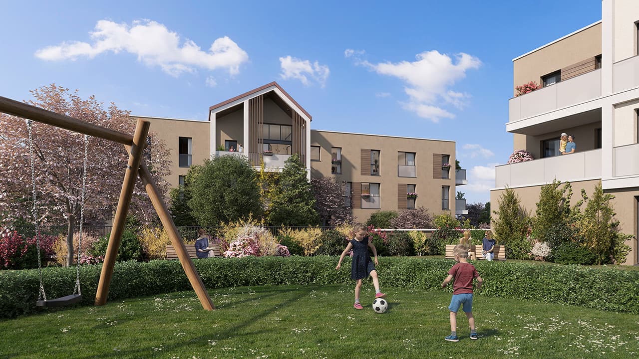 le Coudray — Située dans un quartier prisé du Coudray, cette nouvelle résidence offre un cadre de vie privilégié,... — Miniature 7