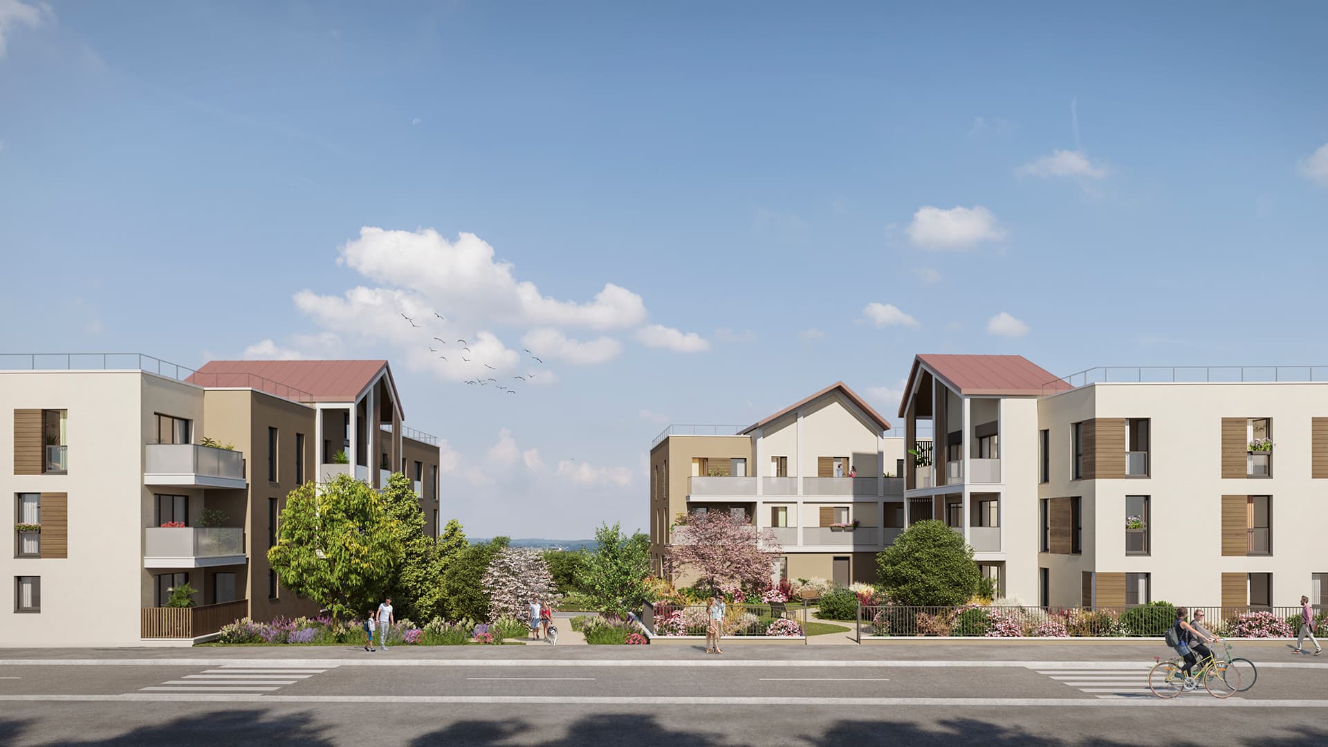 le Coudray — Située dans un quartier prisé du Coudray, cette nouvelle résidence offre un cadre de vie privilégié,... — Miniature 9