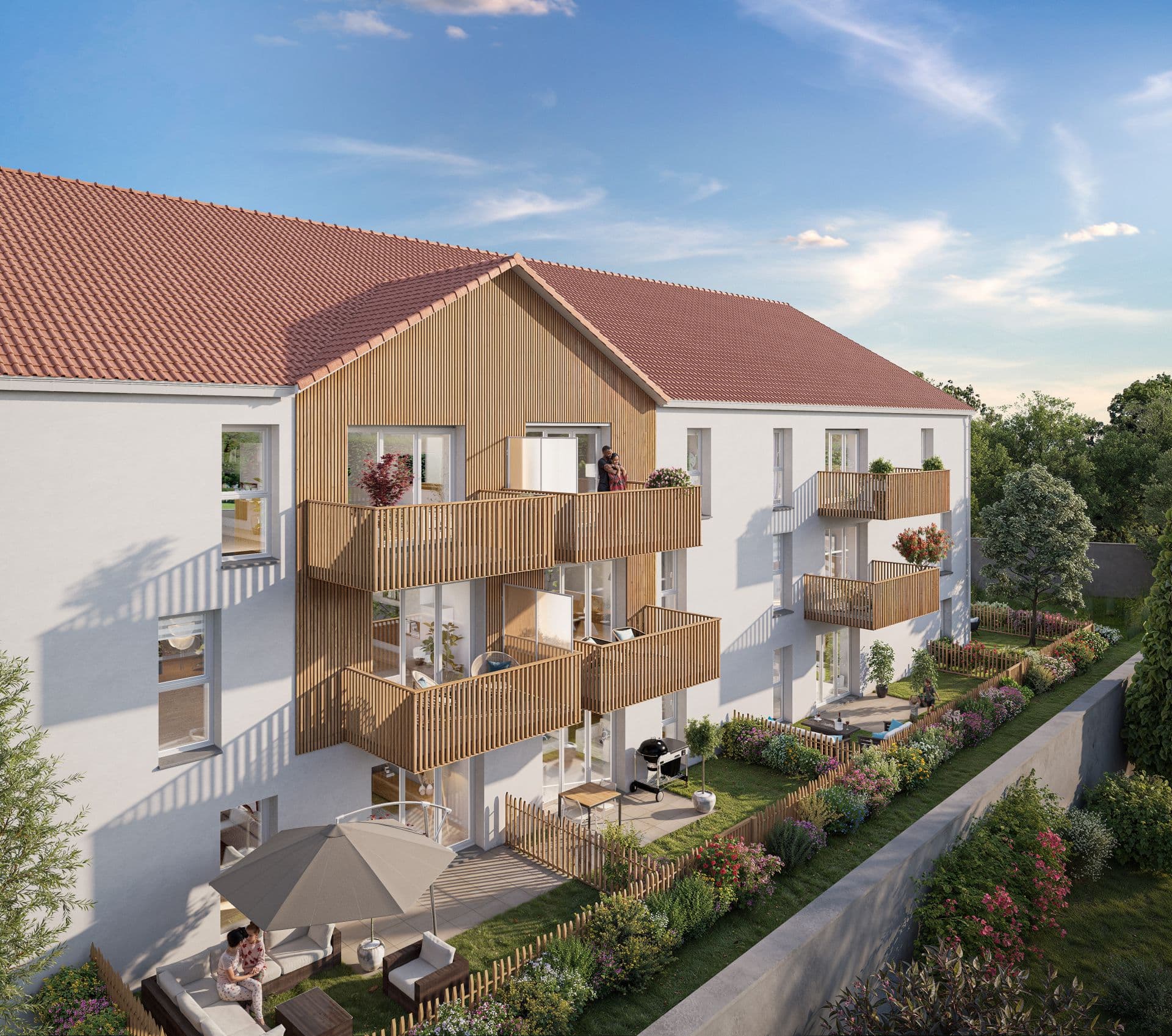 Saint Pere en Retz — Située à Saint-Père-en-Retz, à proximité de Pornic et de Saint-Nazaire, cette nouvelle résidence s’i... — Miniature 2