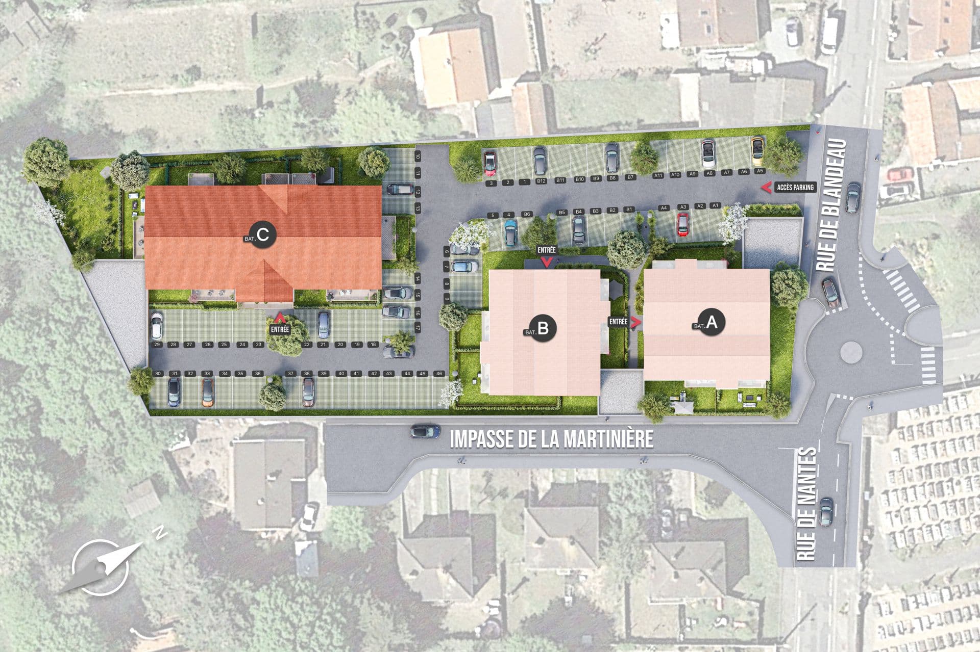 Saint Pere en Retz — Située à Saint-Père-en-Retz, à proximité de Pornic et de Saint-Nazaire, cette nouvelle résidence s’i... — Miniature 4