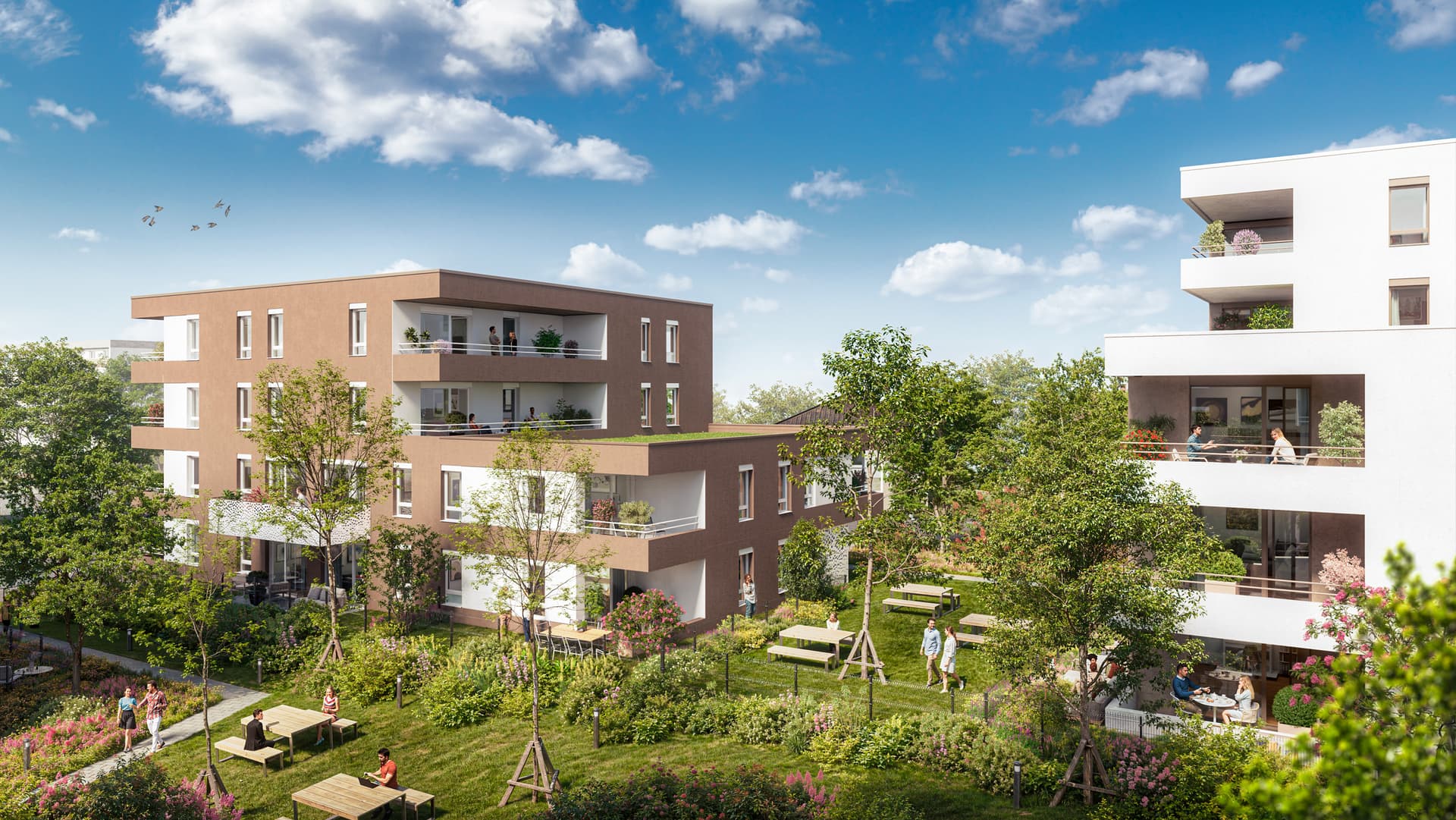 Strasbourg — Située dans le quartier Neuhof à Strasbourg, cette résidence se développe au sein d’un secteur en pl... — Miniature 2