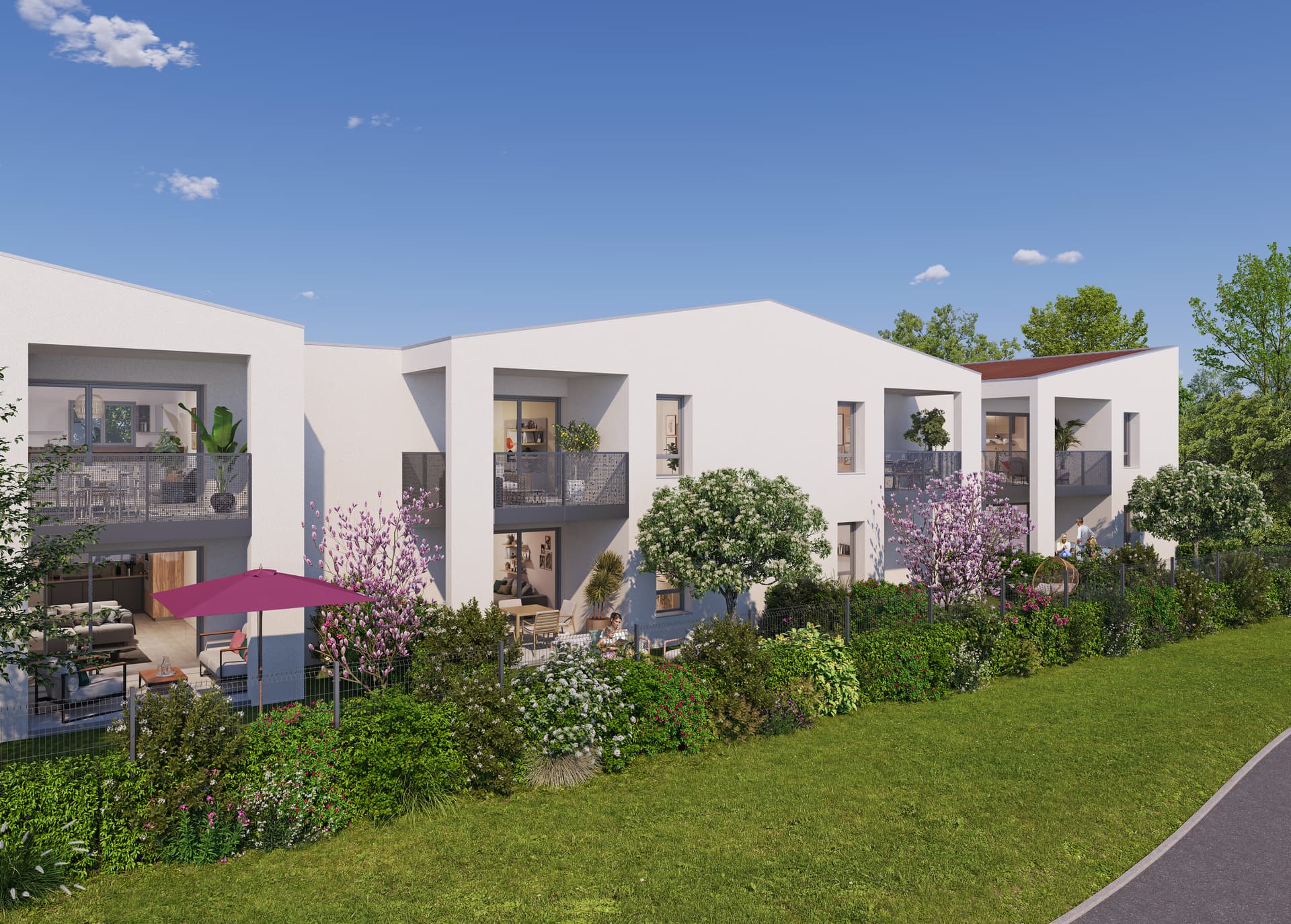 Tournefeuille — Située au sein d’un environnement paisible et verdoyant à Tournefeuille, cette nouvelle résidence s’... — Photo 1