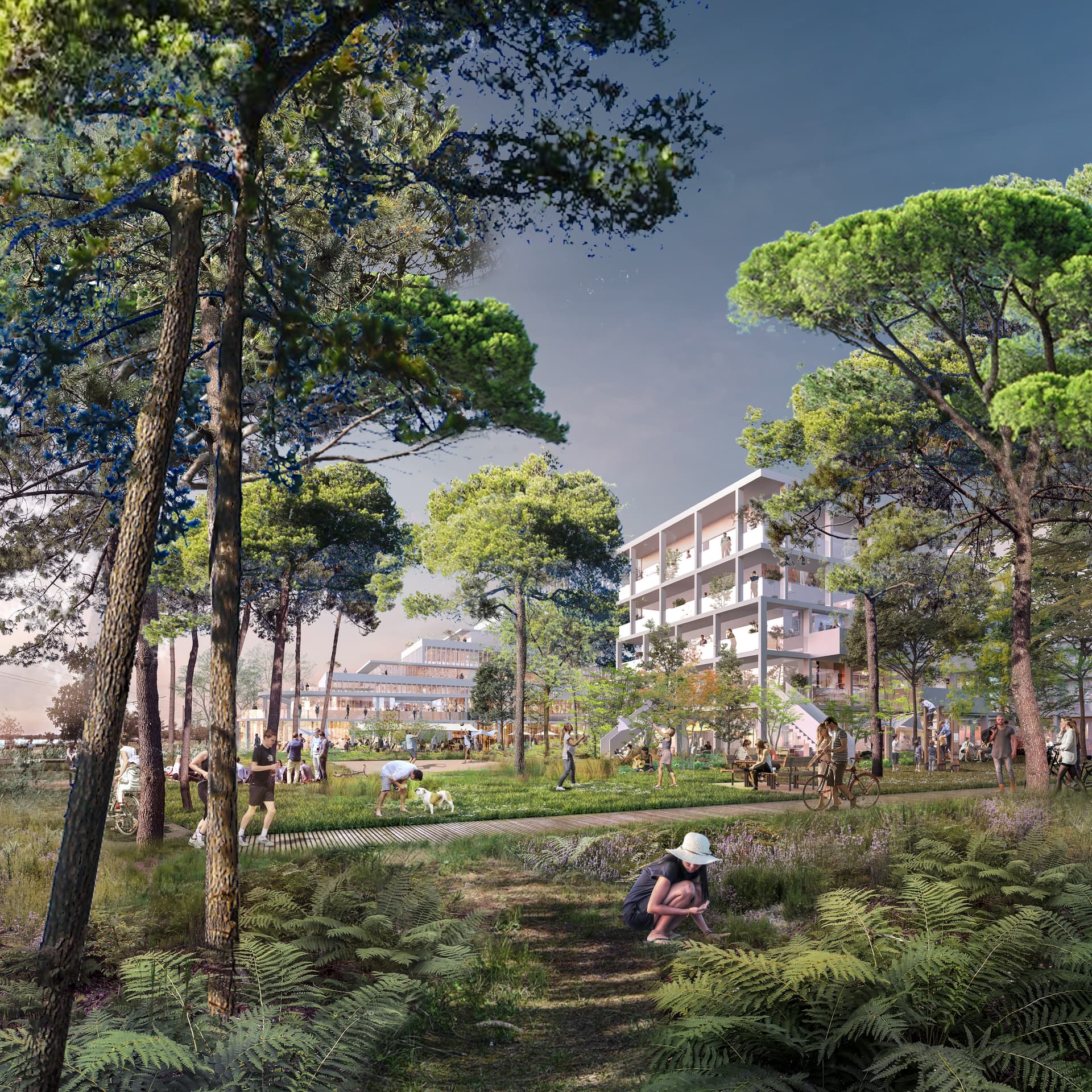 Bordeaux — Située sur les berges du quartier Bordeaux Lac, cette nouvelle résidence s’intègre harmonieusement à... — Miniature 7