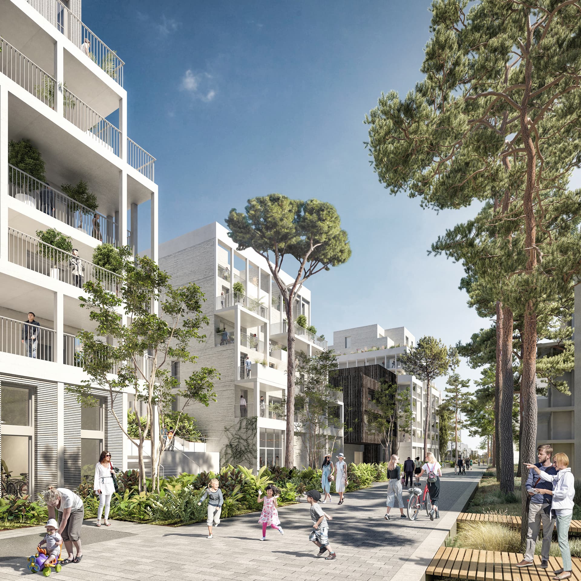 Bordeaux — Située sur les berges du quartier Bordeaux Lac, cette nouvelle résidence s’intègre harmonieusement à... — Miniature 10