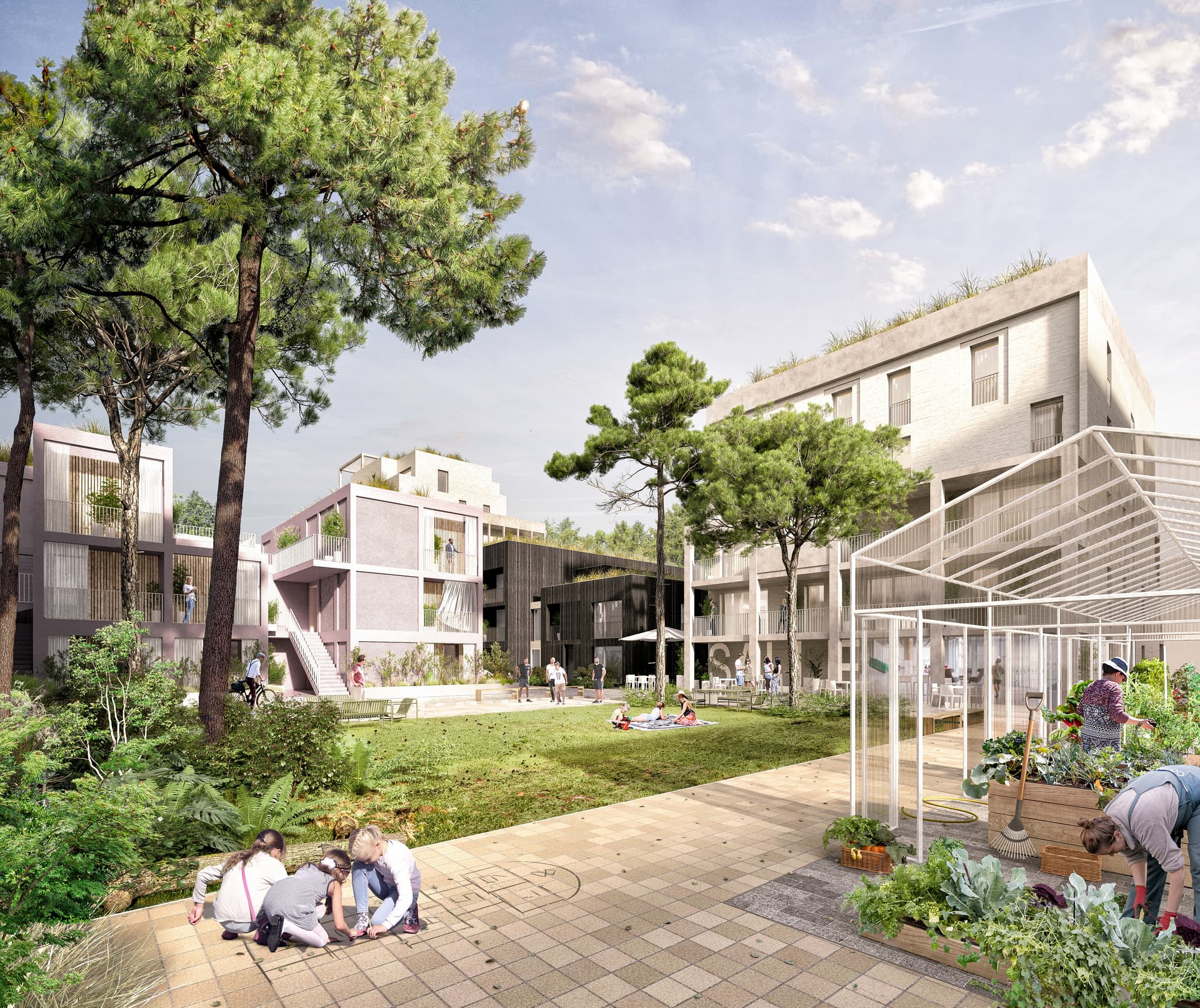 Bordeaux — Située sur les berges du quartier Bordeaux Lac, cette nouvelle résidence s’intègre harmonieusement à... — Miniature 11