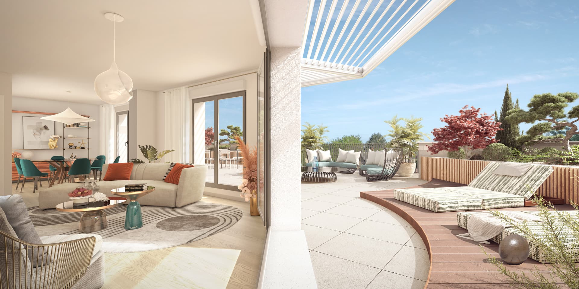 Mérignac — Située à Mérignac, cette résidence se distingue par une architecture contemporaine valorisée par l’u... — Miniature 2