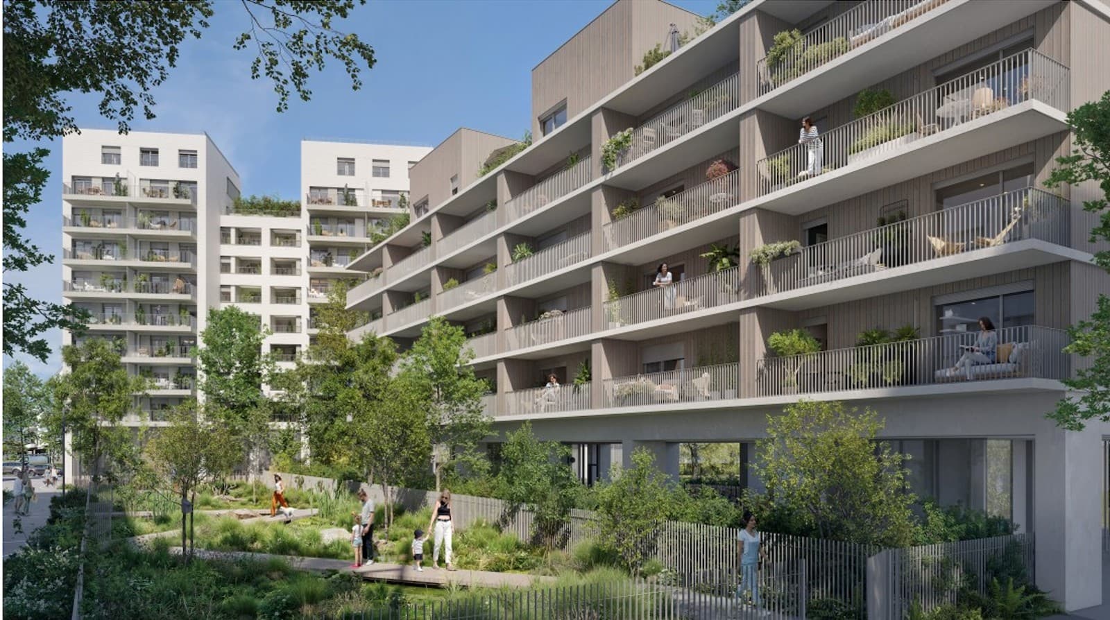 Colombes — Au cœur d’un environnement verdoyant, cette résidence se distingue par la présence de nombreux espac... — Photo 1