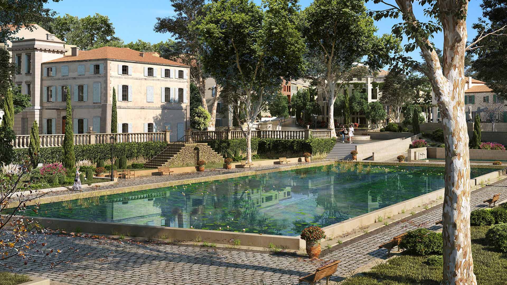 Aix en Provence — Situé au cœur d’un quartier dynamique d’Aix-en-Provence, ce domaine se distingue par son environneme... — Miniature 5
