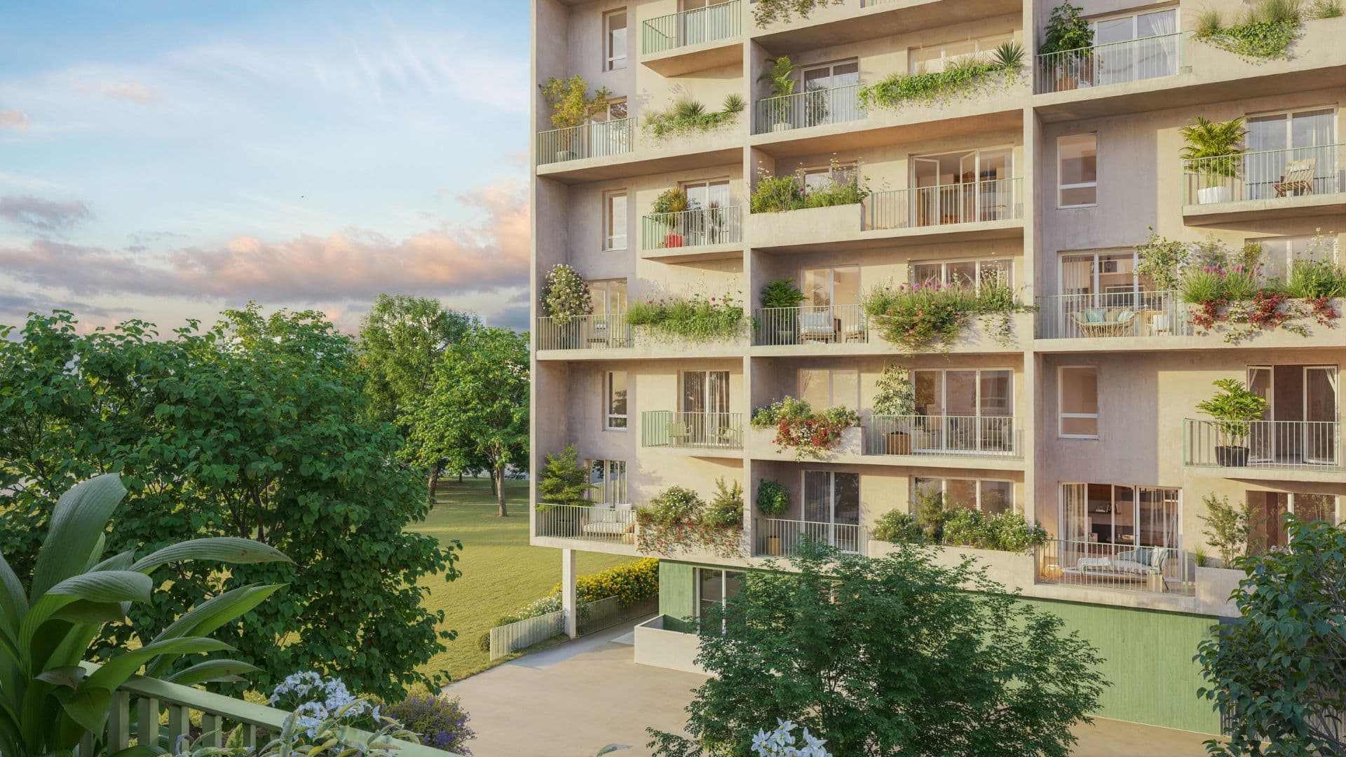 Bordeaux — Située à seulement quelques kilomètres du centre de Bordeaux, cette nouvelle résidence prend place a... — Miniature 3