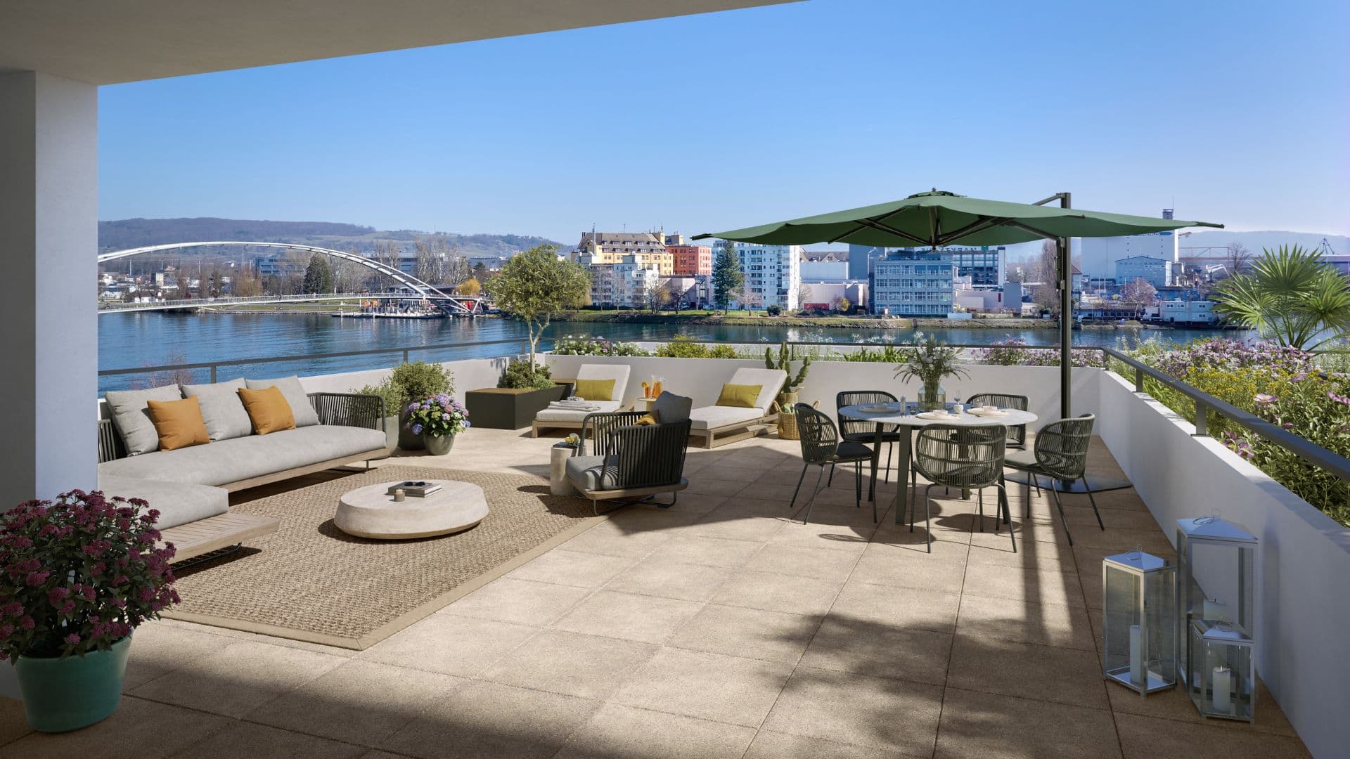 Huningue — Située au cœur d’une agglomération trinationale, cette nouvelle réalisation bénéficie d’un emplaceme... — Miniature 5