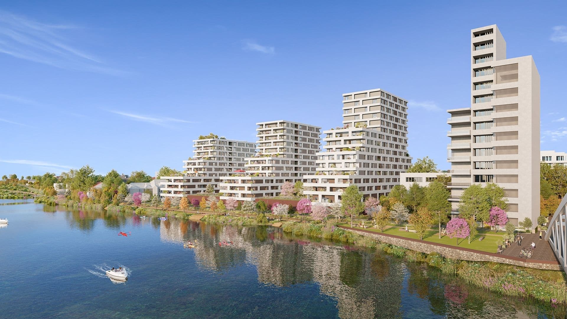 Huningue — Située au cœur d’une agglomération trinationale, cette nouvelle réalisation bénéficie d’un emplaceme... — Miniature 7