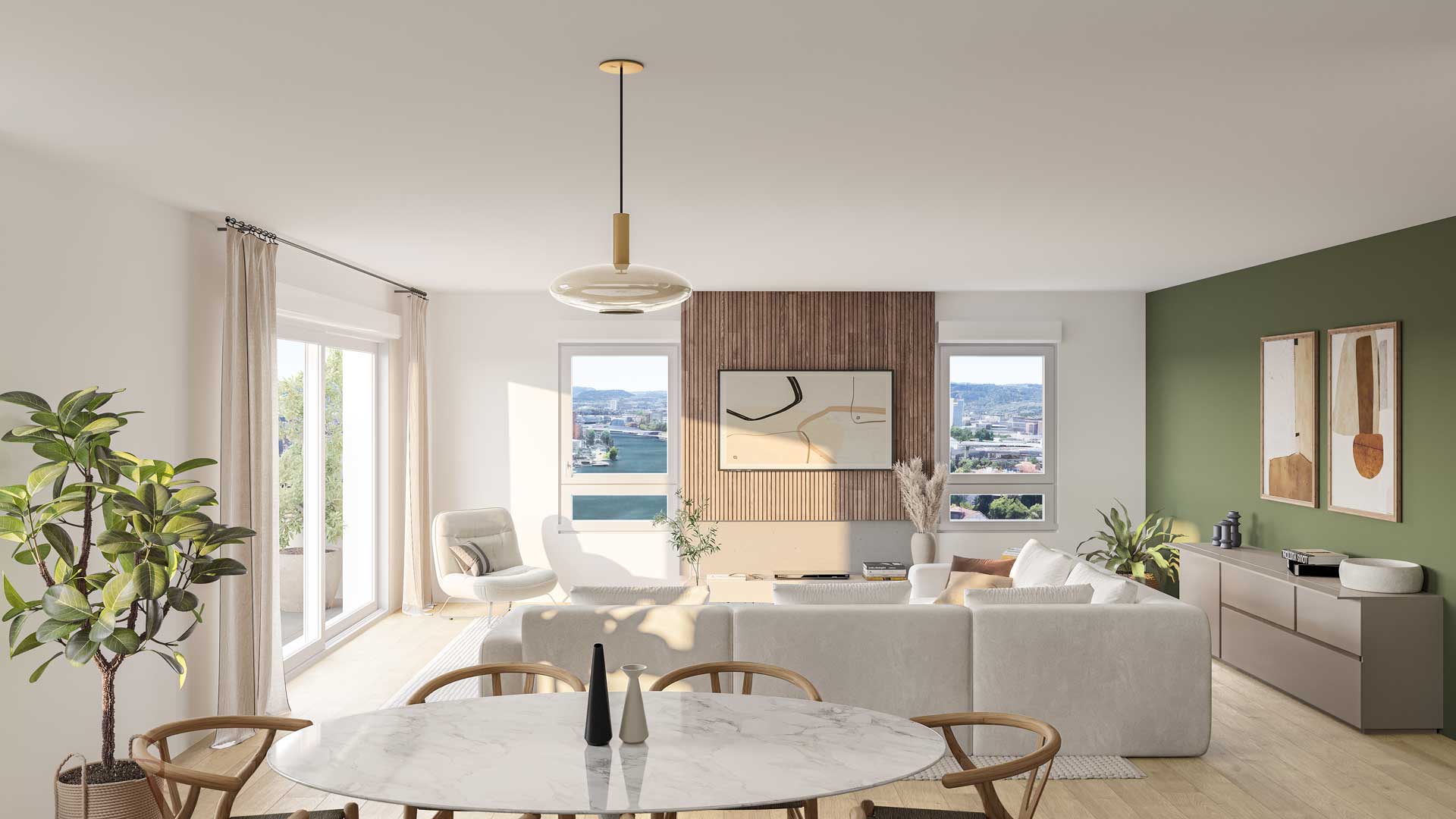 Huningue — Située au cœur d’une agglomération trinationale, cette nouvelle réalisation bénéficie d’un emplaceme... — Miniature 15