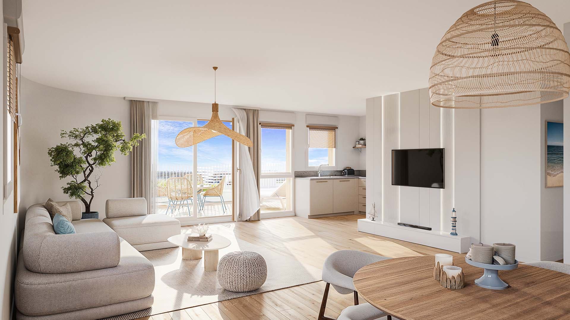 Dunkerque — À quelques pas de la plage de Malo-les-Bains, ce programme résidentiel se distingue par son architec... — Miniature 4