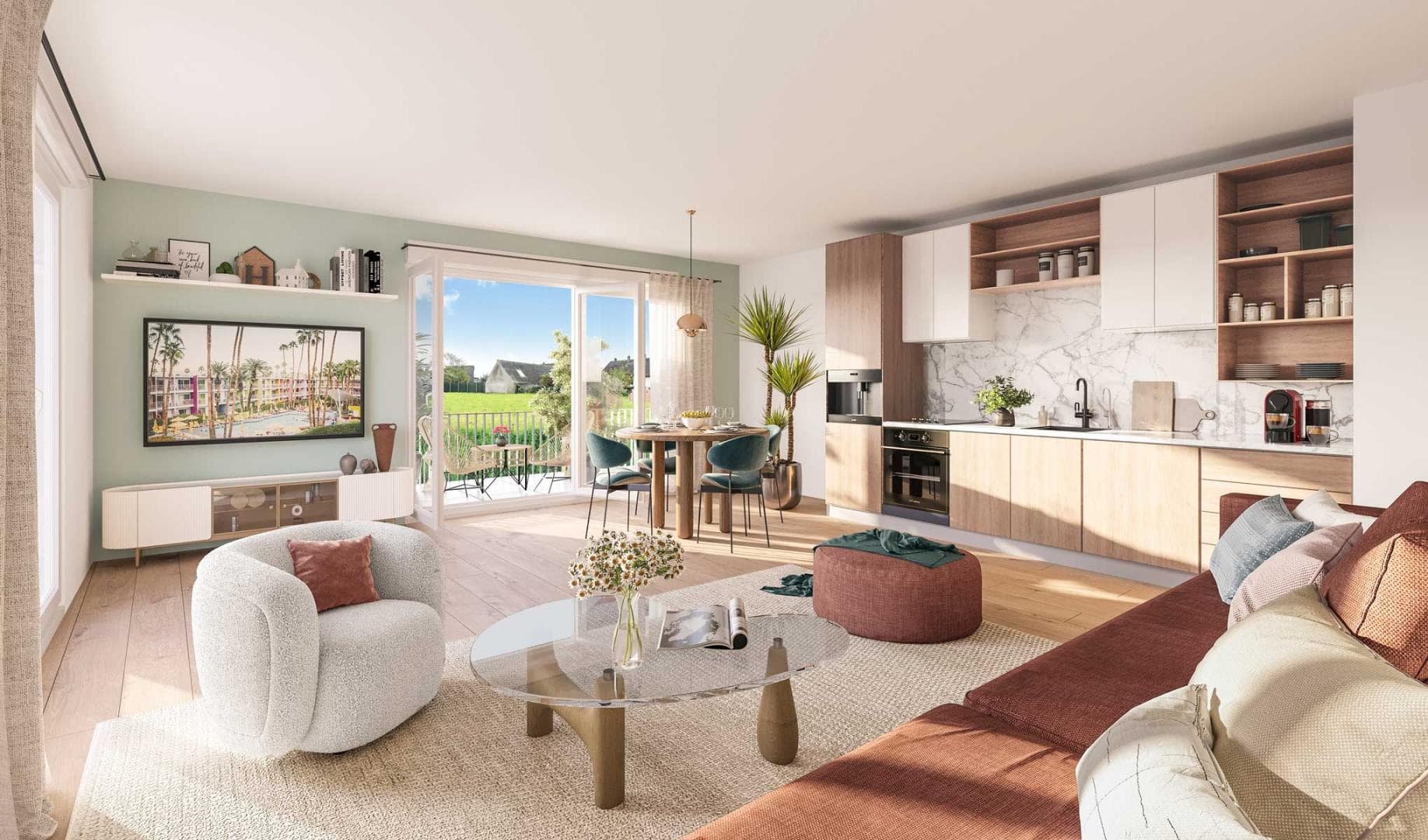 Agon-Coutainville — Située au cœur d’une station balnéaire prisée de la Manche, cette nouvelle résidence bénéficie d’un ... — Miniature 3