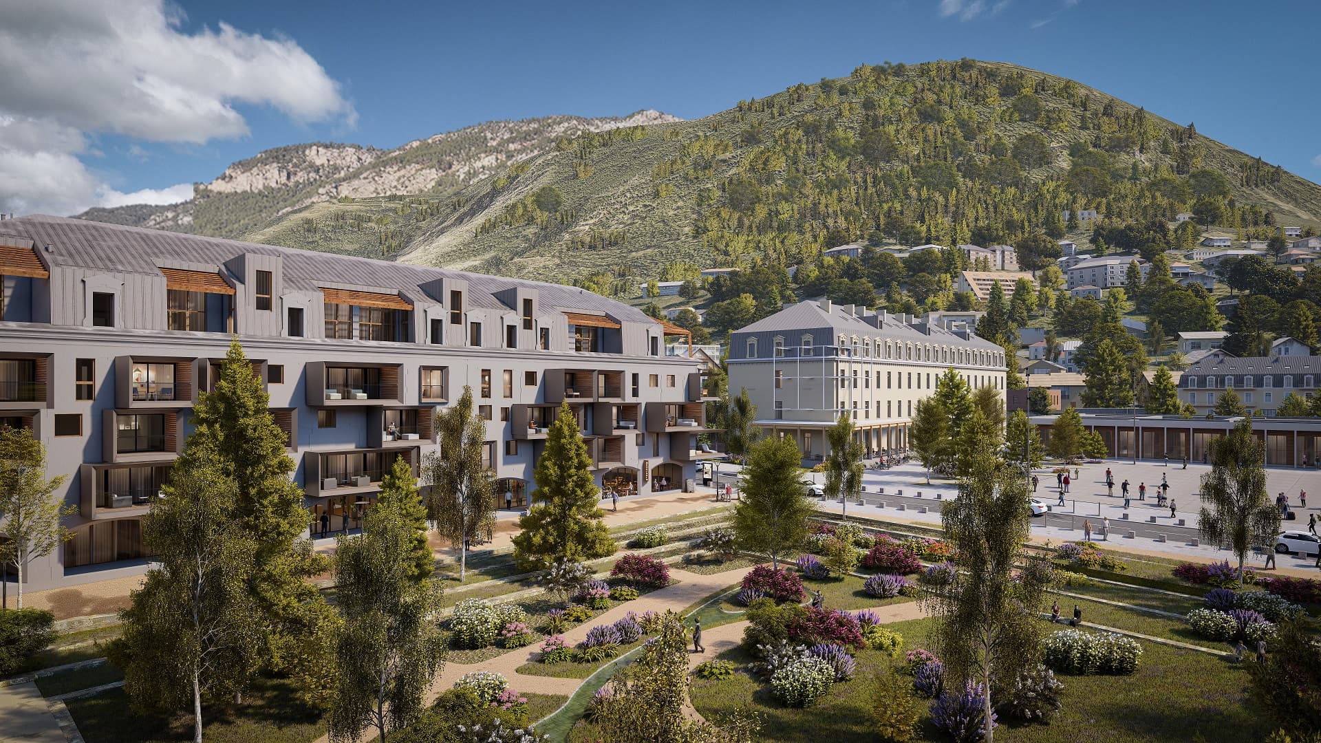Briançon — Découvrez une réalisation au cœur du quartier du 15/9 à Briançon, caractérisée par une architecture ... — Miniature 2