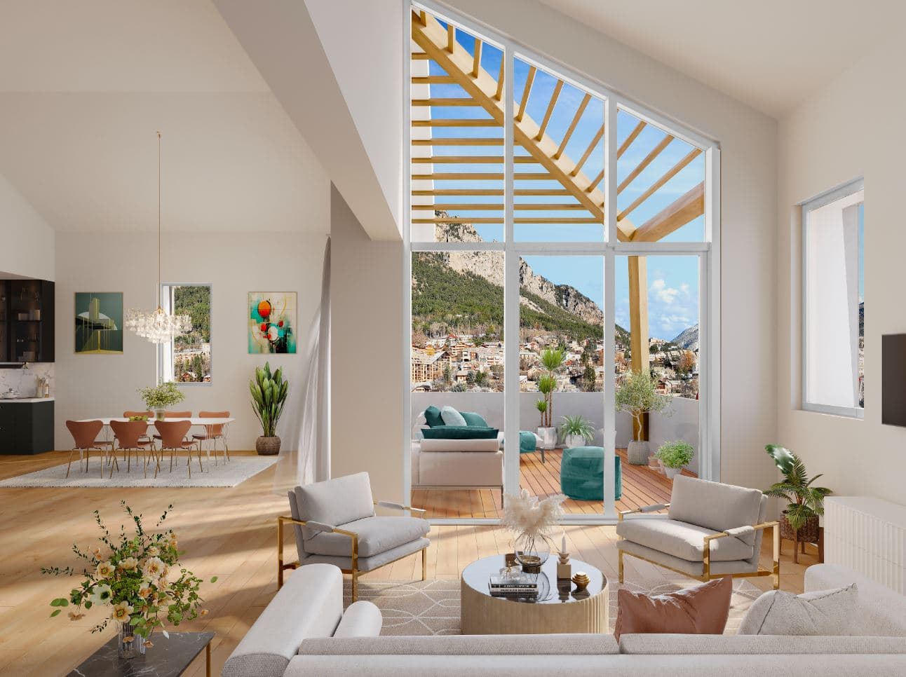 Briançon — Découvrez une réalisation au cœur du quartier du 15/9 à Briançon, caractérisée par une architecture ... — Miniature 4