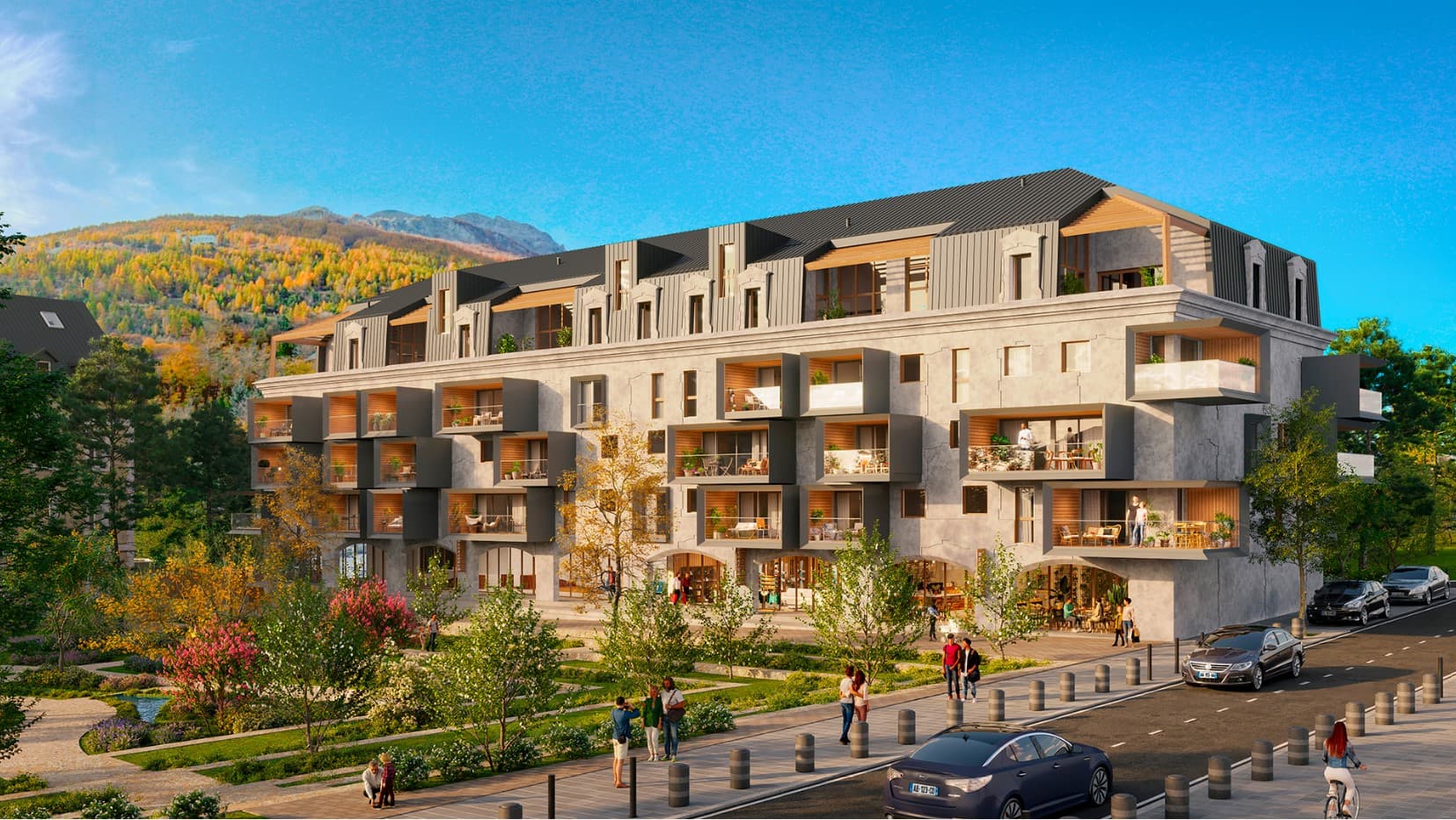 Briançon — Découvrez une réalisation au cœur du quartier du 15/9 à Briançon, caractérisée par une architecture ... — Miniature 5