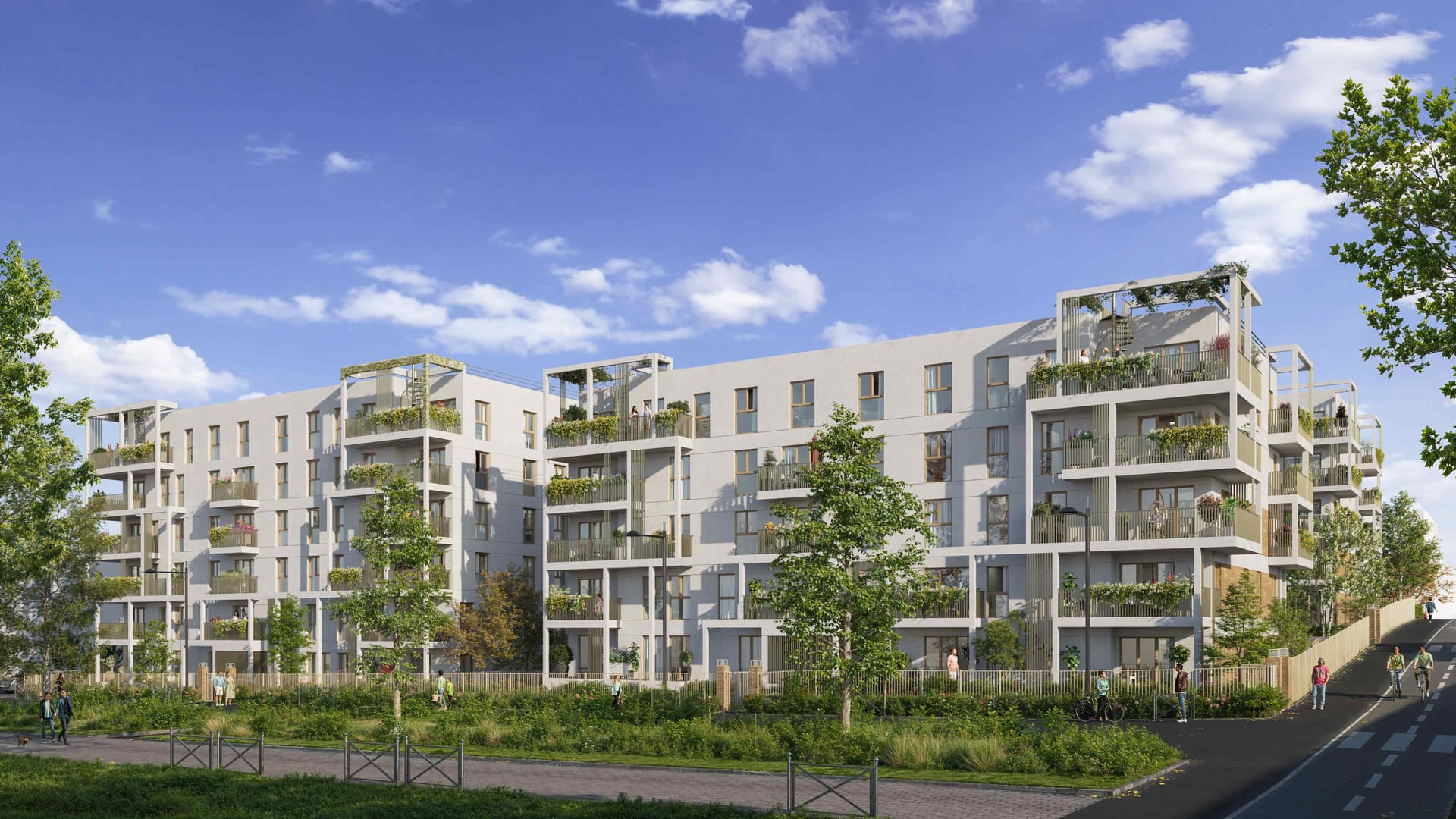 Châtenay-Malabry — Au sein de l’écoquartier LaVallée, une nouvelle résidence propose 62 appartements, du studio au cinq... — Miniature 6