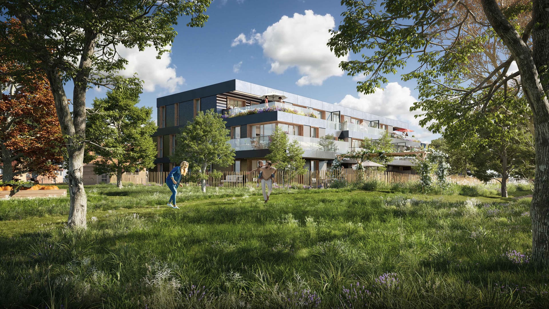 Villeneuve-D&amp;apos;ascq — Située au cœur d’un environnement verdoyant, cette résidence intimiste propose un cadre de vie paisi... — Miniature 5