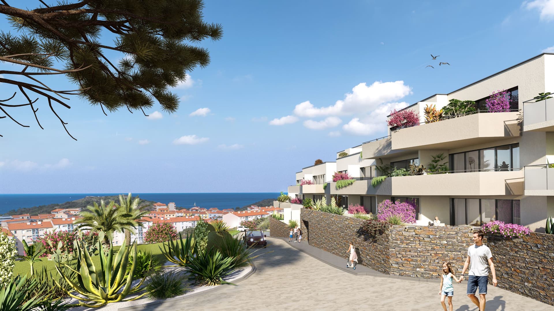 Port-Vendres — Située sur les hauteurs de Port-Vendres, cette résidence offre un cadre de vie privilégié face à la ... — Miniature 2